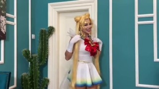 Sexy Cute Sailor Moon Slavena Tease