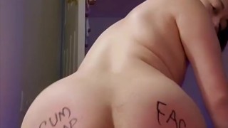 Japanese femboy twerking on big black dick