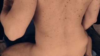 Pup Jake moans from a dildo fuck that opens his inner sphincter and makes him shake when cumming