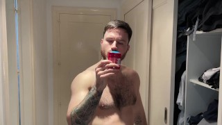 Macrophilia - trapped in giants armpit and deodorant roll