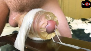 Fleshlight Cumshot - Intense Guy Orgasm while Fucking Fleshlight with Moans and Dirty Talk until  Big Cumshot - 4K - Free Porn Videos - YouPornGay