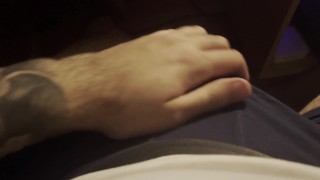 Bulge underwear teasing and jerking off my uncut cock until I shoot 4 huge cumshots!