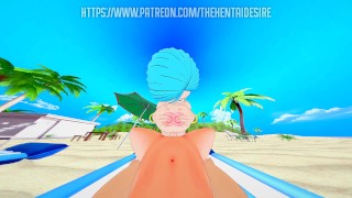 SLUTTY BULMA WANTS YOUR DICK 😍 DRAGON BALL HENTAI