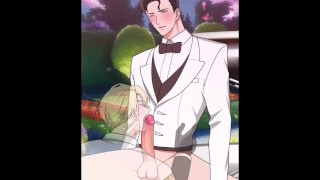 [HENTAI YAOI] The prince sucked the prince's dick