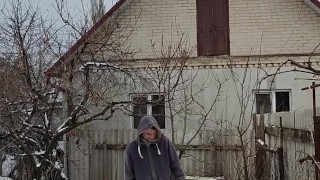 Winter day in the garden