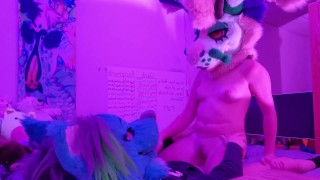 Horny Furries Fuck In College Dorm And Almost Get Caught