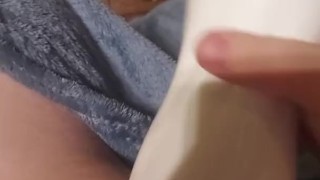 Sissy plays with herself and stops herself from cumming