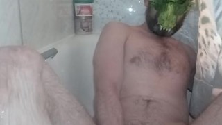 Milking myself with new anal plug, love that toy