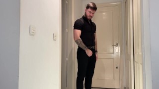 Macrophilia - caught hiding under giant balls