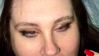 BBW FACIAL CUM IN MOUTH 💦💦