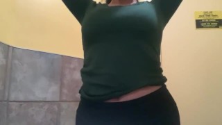 Flashing my titties in public