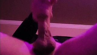 Big Hot White Cock Lubed Up and Jacked Off Hard!