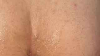 White dude rides dildo like a little slut