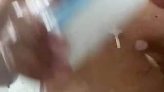 Una rica ducha con jabón