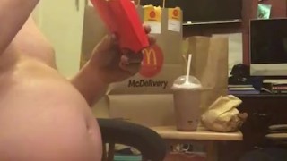 Fatty eating McDonald’s
