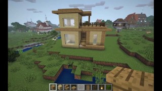 How to build a Modern Wood House in Minecraft