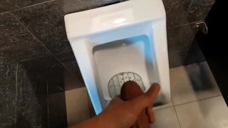 Play with my dick in airport WC