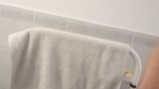 Bathroom wank