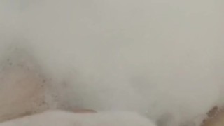 Step mum walks in on 18yo in bath with thick cock wanking hard