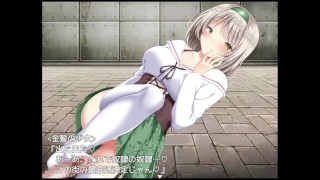 【#24 同人エロゲー アルフィミアの塔(製品版)実況動画】生意気な巨乳白ニーハイちゃんに罵倒足コキ射精させられ、立場が逆転してしまい・・・(巨乳・爆乳ファンタジー抜きゲー) Hentai game