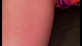 Real Lesbian Couple: Fucks and Fingers Pussy until Shaking Orgasm