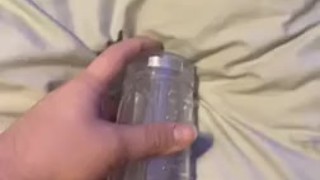 TEEN BOY FUCKS FLESHLIGHT FOR FIRST TIME PT.2