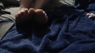 feet, toe play, great nails. paint