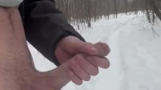 Teen On Hiking Trail Unloads