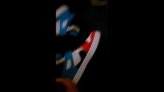 Cum shot on Osiris sneakers