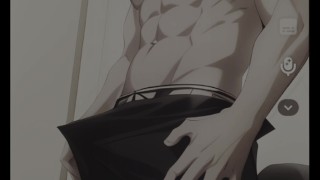 POV: Novio hace llamada muy HOT 🔥 gemidos de hombre ASMR erotico, hombre masturbandose