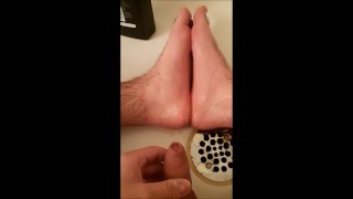 washing my feet with piss