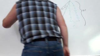 LATE STUDENT! HOT Redneck Teacher Gets a 69