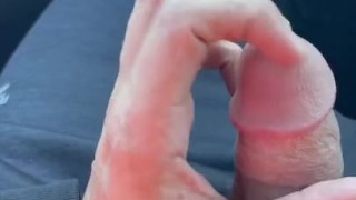 (2/2) cumming hard on the side of the road !!