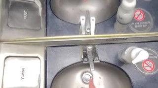 Needed to cum while on the train