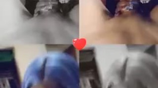 Ebony StepSister wanted to play in filter! So she used one to suck my long dick💦