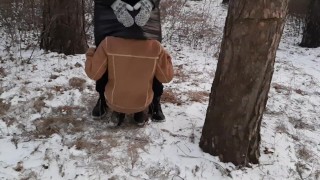 In the forest, a stranger sucked my clitoris - IkaSmokS