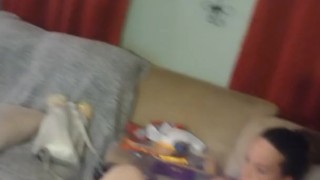 The sluttiest sexiest milf that kicks ass in Fortnite (upskirt) watch her play