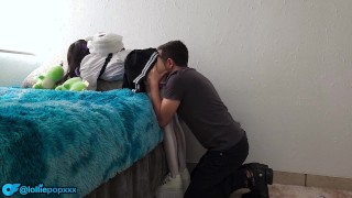petite girl being spanked on her beautiful ass and get his cumming inside her warm pussy