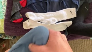 Rips underwear off to get to his cock