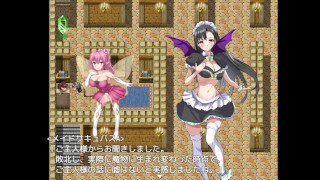 【#38 同人エロゲー アルフィミアの塔(製品版)実況動画】真後ろから授乳手コキで爆乳メイドサキュバスに射精させられてしまい・・(巨乳・爆乳ファンタジー抜きゲー) Hentai game