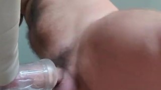 pumping a load through the fleshlight