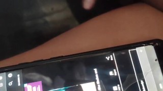 MASTERBATING USING MY BROKEN PHONE