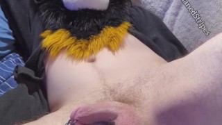 Tummy-bulging from cock!