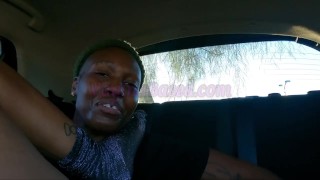 BACKSEAT FUN ! ALMOST GOT CAUGHT !