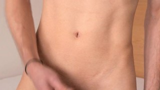 Jordan Wilder cums all over his bed