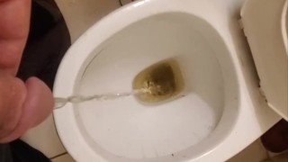 Strong flow pissing for over a minute at my friends house. ;)