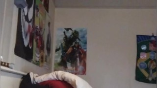 Hairy Fat Cosplayer Celebrates Superbowl