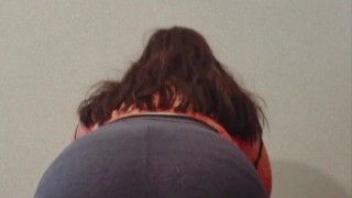 Lucy trying out outfits for daddy