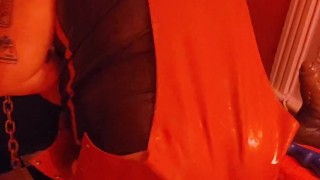 Bear fisting session in the sling