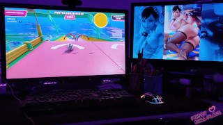 AMIGO date cuenta tu MUJER me la esta CHUPANDO BIEN RICO mientras JUGAN FALLGUYS - PARTE 1